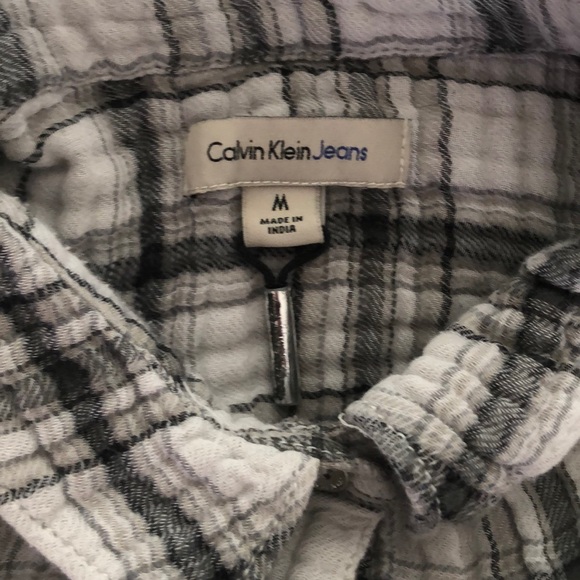 Calvin Klein grey and white flannel - Picture 3 of 4